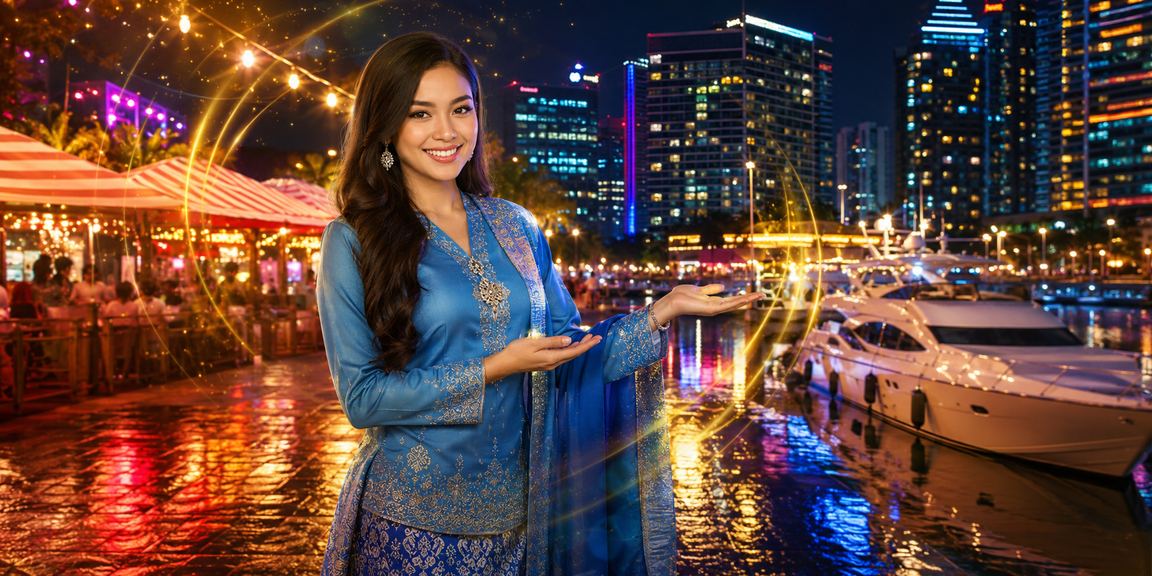 Pemain Malaysia berpakaian tradisional baju kurung menikmati pertaruhan sukan kriket di Petaling Jaya